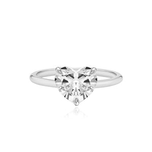 Diamond Gold Band Engagement Ring