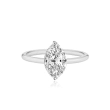 Load image into Gallery viewer, Diamond Gold Band Engagement Ring
