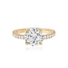 Load image into Gallery viewer, Diamond Thick Pave Band Engagement Ring
