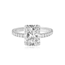 Load image into Gallery viewer, Diamond Thick Pave Band Engagement Ring
