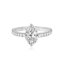 Load image into Gallery viewer, Diamond Thick Pave Band Engagement Ring
