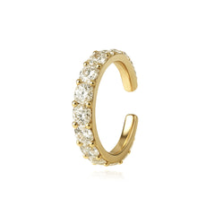 Large Diamonds All Around Cuff