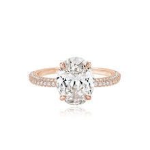 Load image into Gallery viewer, Dome Pave Diamond Engagement Ring
