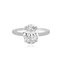 Load image into Gallery viewer, Dome Pave Diamond Engagement Ring
