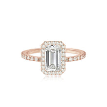 Load image into Gallery viewer, Pave Bezel Engagement Ring
