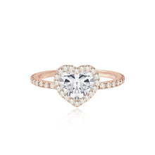 Load image into Gallery viewer, Pave Bezel Engagement Ring
