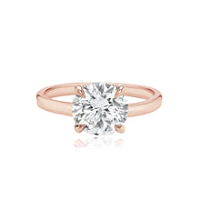 Load image into Gallery viewer, Large Diamond Shape Thick Solid Plain Band Engagement Ring
