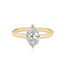 Load image into Gallery viewer, Diamond Thick Solid Plain Band Engagement Ring
