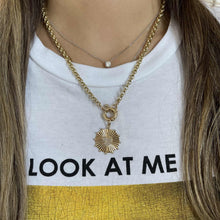Load image into Gallery viewer, Large Gold Rolo with Clasp Chain
