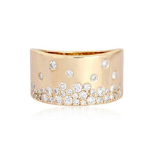 Load image into Gallery viewer, Scattered Diamond Inlay Thick Ring
