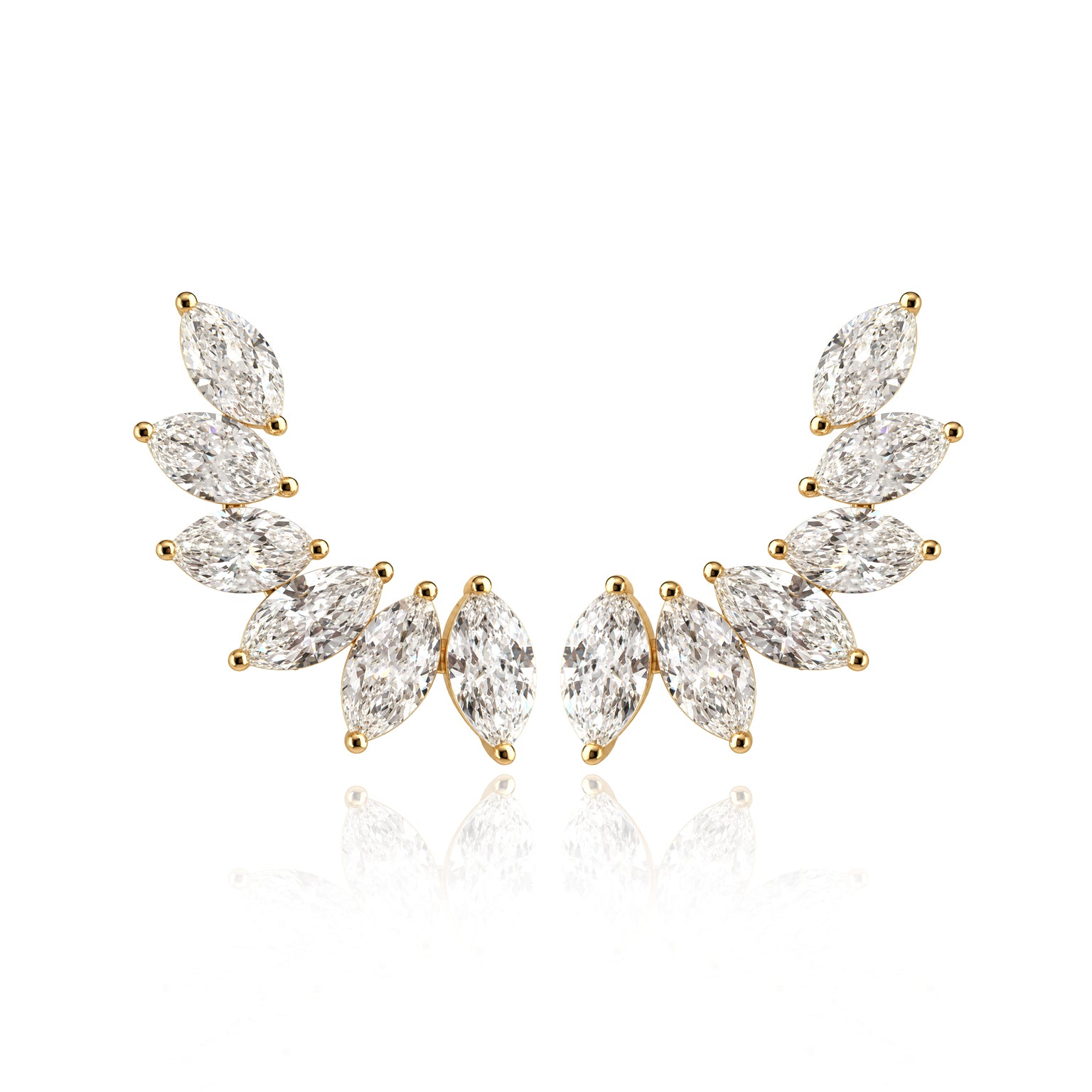 Marquise Diamond Ear Crawler