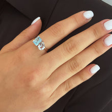 Load image into Gallery viewer, Medium Two-Gemstones Ring
