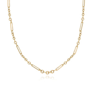 Mixed Paperclip Link Chain