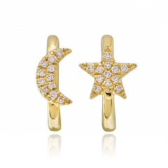 Small Moon Star Huggies
