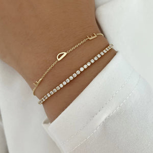 Multi Gold Initials Bracelet