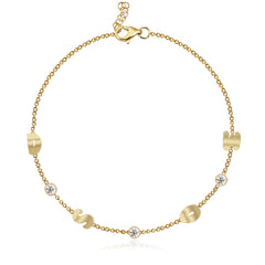 Multi Gold Initials Bracelet