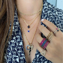 Load image into Gallery viewer, Solitaire Gemstone Pear Necklace
