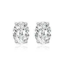 Load image into Gallery viewer, Oval Diamond Studs
