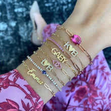 Load image into Gallery viewer, Oval Gemstone Tennis Bracelet
