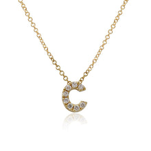 Load image into Gallery viewer, Pave Bulky Initial Necklace
