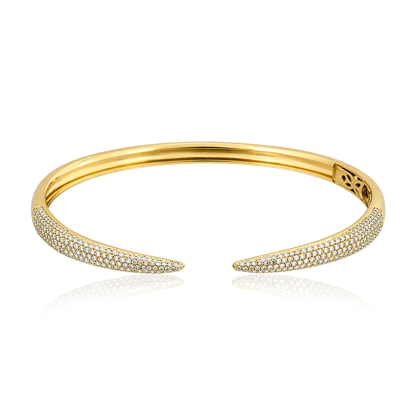 Pave Claw Bangle