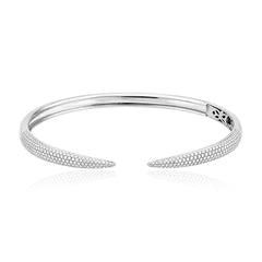 Pave Claw Bangle