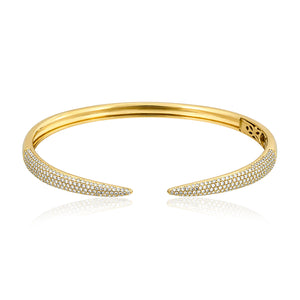 Pave Claw Bangle