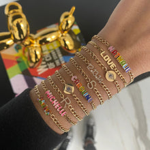 Load image into Gallery viewer, Pave Date Flat Cuban Bracelet

