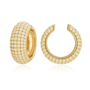 Pave Dome Ear Cuff
