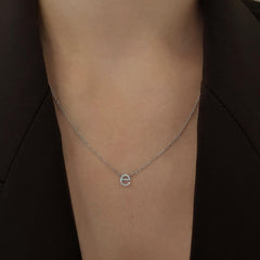 Pave Initial Necklace