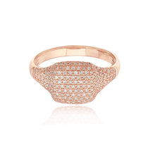 Load image into Gallery viewer, Pave Signet Ring

