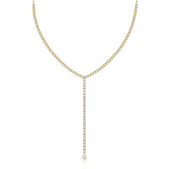 Diamond Lariat Necklace