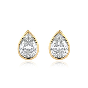 Pear Diamond Studs