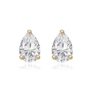 Pear Diamond Studs