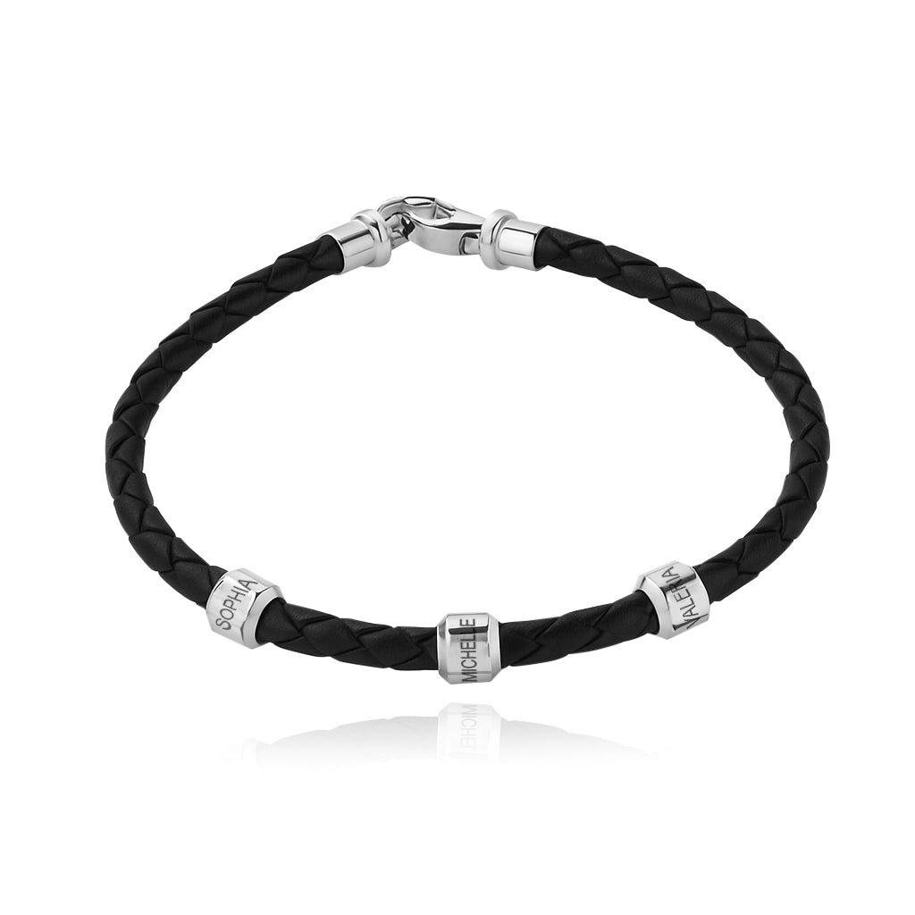 Personalized Leather Bracelet