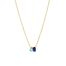 Load image into Gallery viewer, Petite Two Gemstone Necklace
