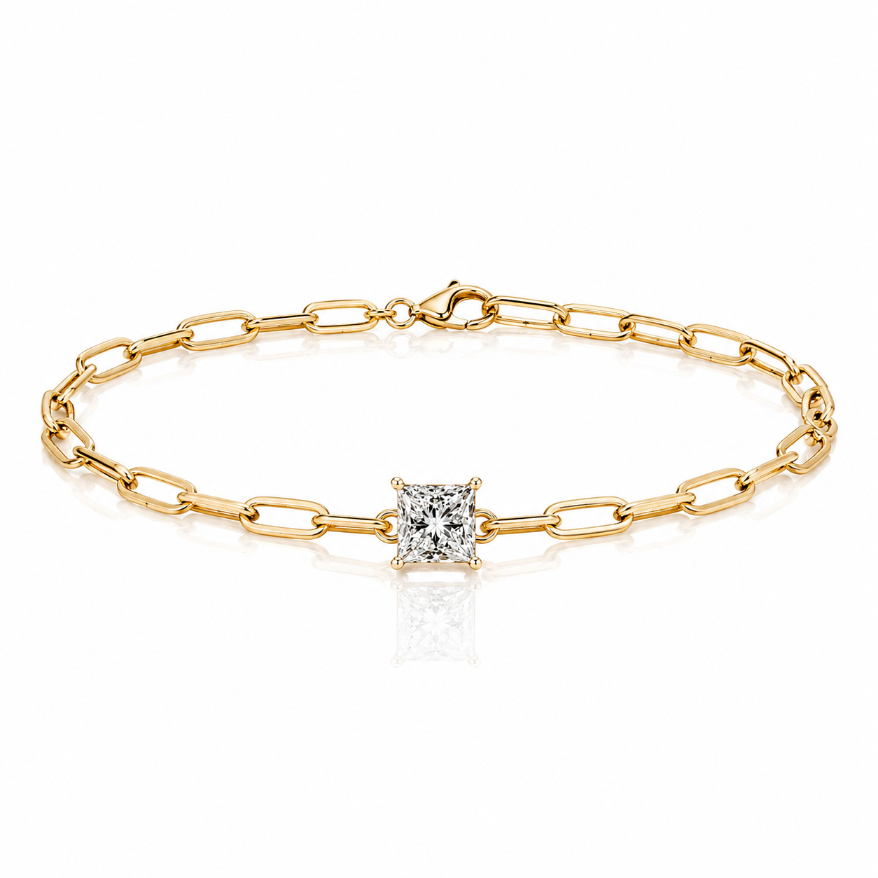 3 Lab Diamonds Bracelets