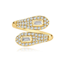 Load image into Gallery viewer, Baguette Wrap Ring
