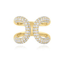 Load image into Gallery viewer, Open Pave Dome Ring

