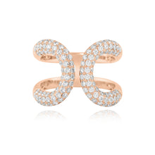 Load image into Gallery viewer, Open Pave Dome Ring
