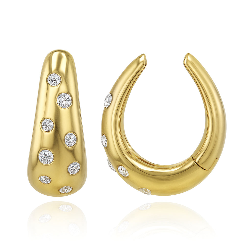 Scattered Diamond Dome Cuff