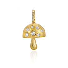 Load image into Gallery viewer, Scattered Diamonds Mushroom Charm
