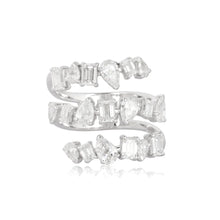 Load image into Gallery viewer, Multi Shape Diamond Wrap Ring
