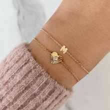 Load image into Gallery viewer, Gold Initial Chain Bracelet
