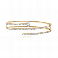 Load image into Gallery viewer, Wrap Pave Diamond Bangle

