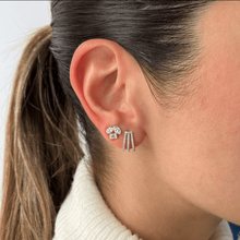 Load image into Gallery viewer, Three Lab Diamond Studs

