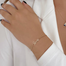 Load image into Gallery viewer, Script Love Bracelet
