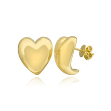 Load image into Gallery viewer, Golden Heart Earrings
