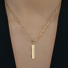 Side Pave Bar Charm