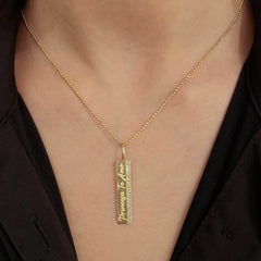 Side Pave Bar Charm